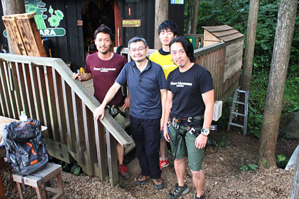 辻村さんの山見学