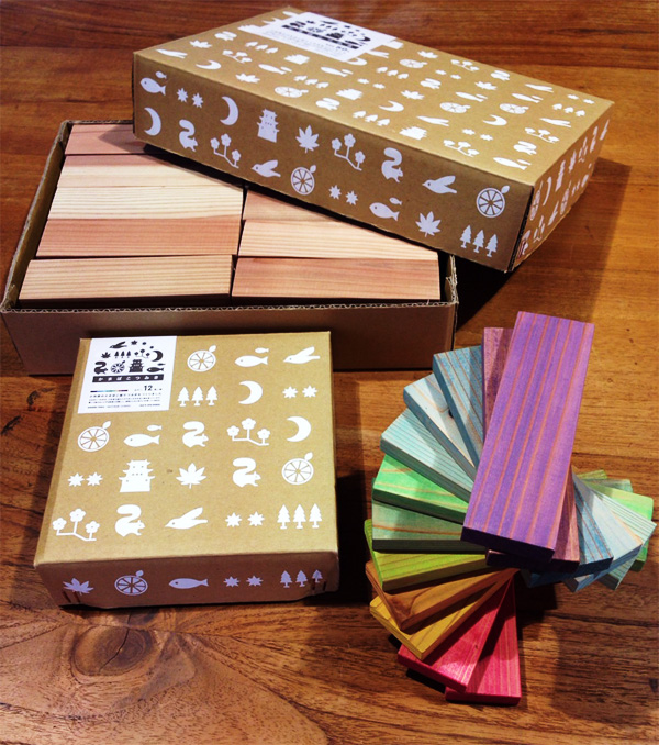 かまぼこ板を使った「かまぼこつみき」