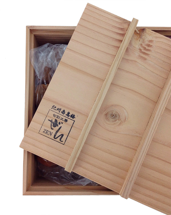 プレカット材から作った梅干箱