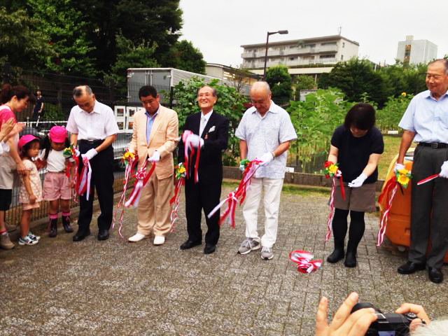 ひまわりガーデン代官山坂プレオープンセレモニー