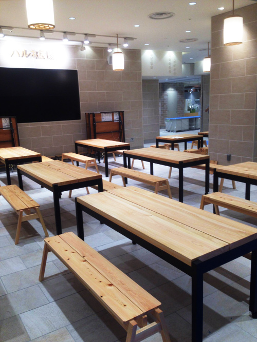 【HaRuNe小田原】イベントスペース用什器設置