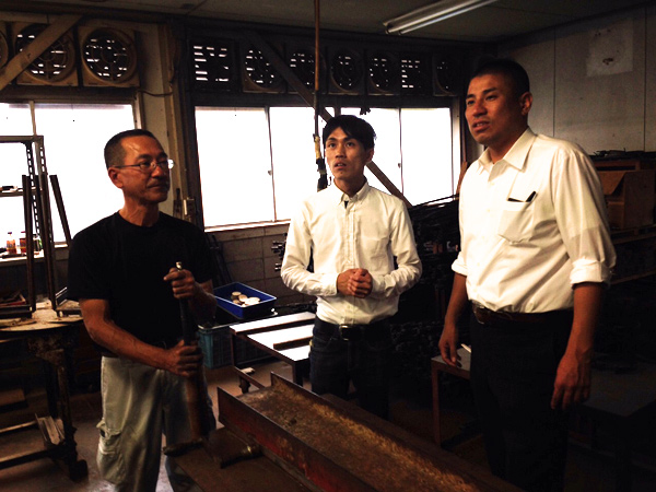 籐芸の山本さんが来社されました