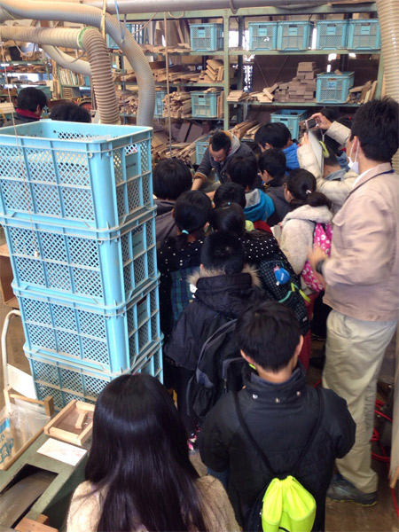 早川小学校生　工場見学