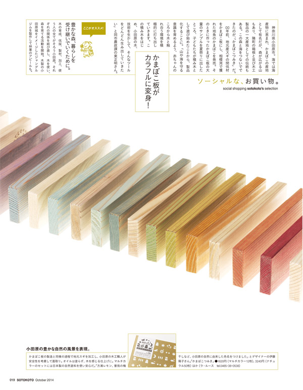 ソトコト　かまぼこつみき掲載