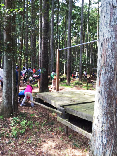 神奈川ゆめコープさん主催　「森のおさんぽと積み木あそび」企画