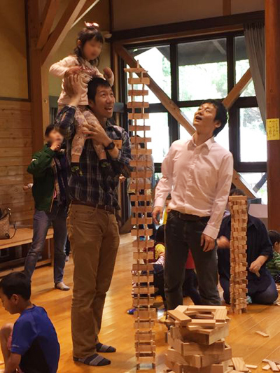 神奈川ゆめコープさん主催　「森のおさんぽと積み木あそび」企画