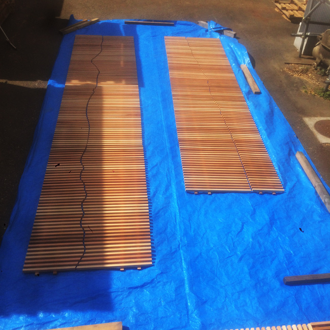 小田原産木材による市庁舎内の木質化