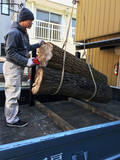 思い出もくもく企画：人見さんのお庭の木　【製材】