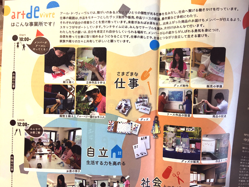 NPO法人アール・ド・ヴィーヴル様ご依頼のフレームを作製しました。