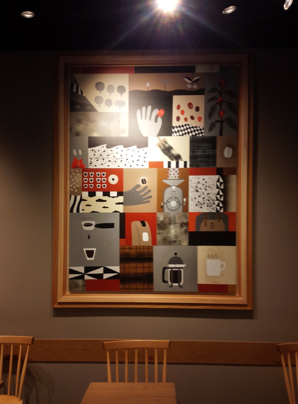 スターバックス小田原Ｄｙｎａｃｉｔｙ ＷＥＳＴ店様にフレームを納品しました。