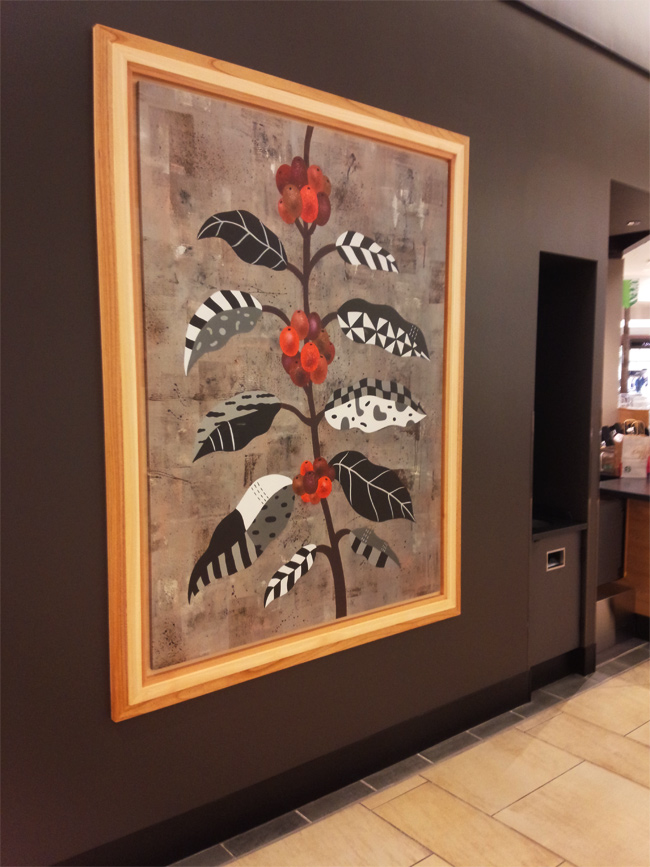 スターバックス小田原Ｄｙｎａｃｉｔｙ ＷＥＳＴ店様にフレームを納品しました。