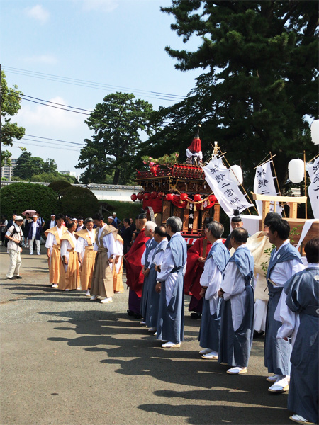 報徳祭「御木曳き」「立柱祭」