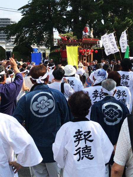 報徳祭「御木曳き」「立柱祭」