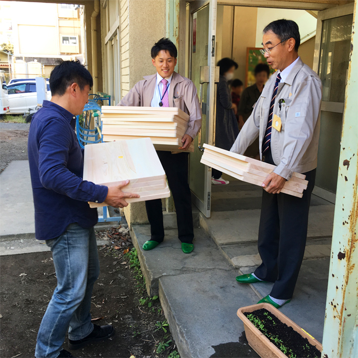 木育 ヒノキ 天板