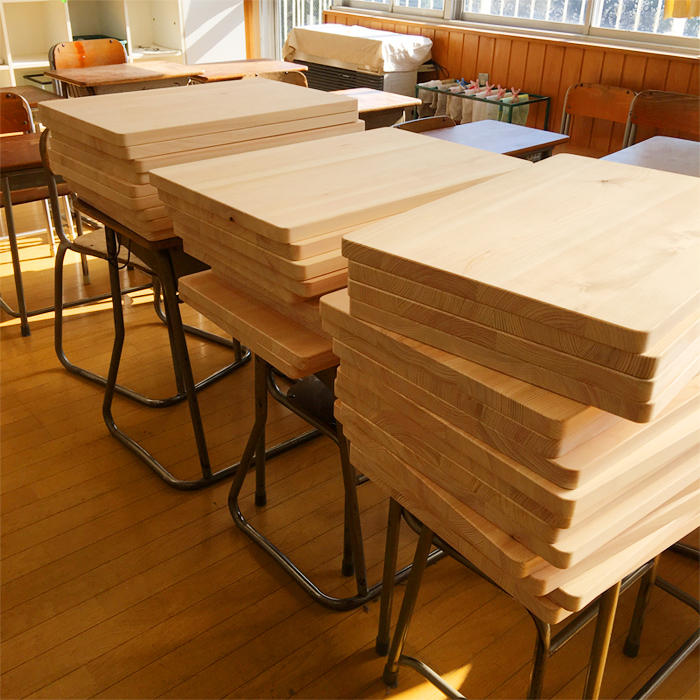 木育 ヒノキ 天板