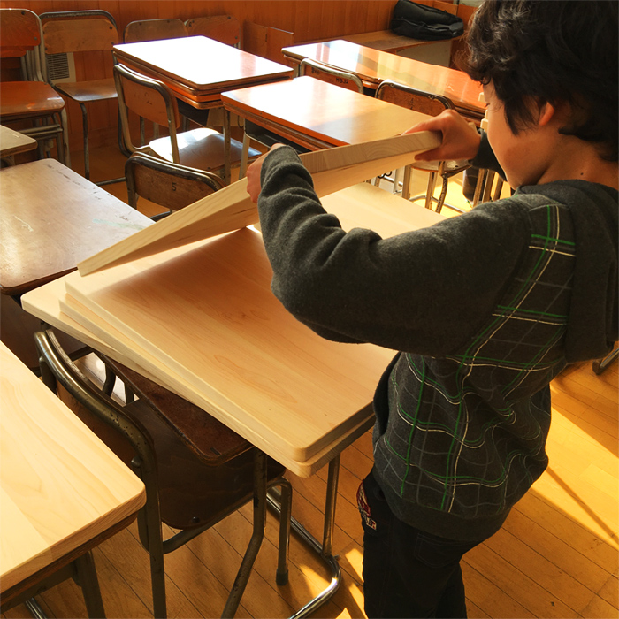 木育 ヒノキ 天板