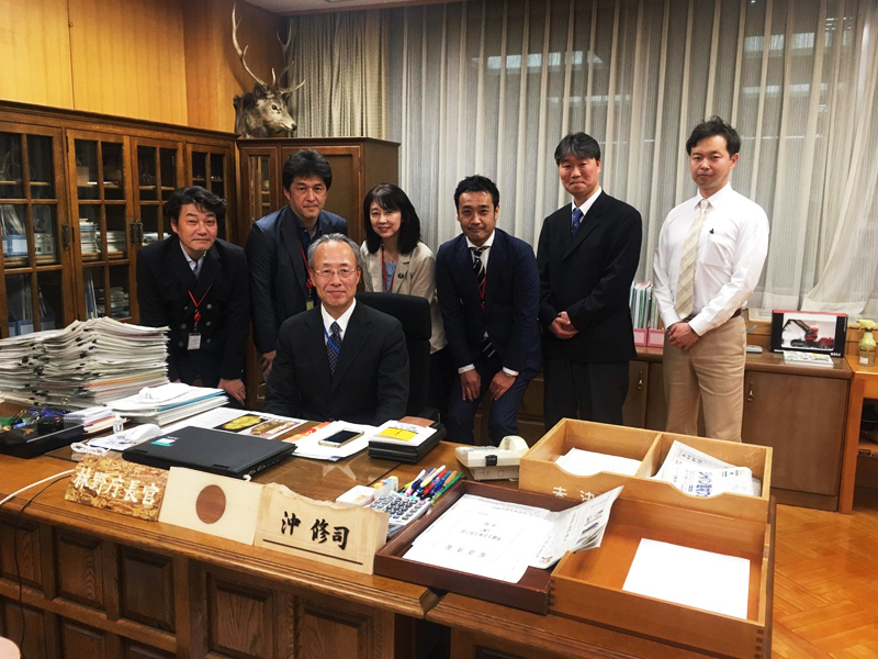林野庁長官を表敬訪問しました。