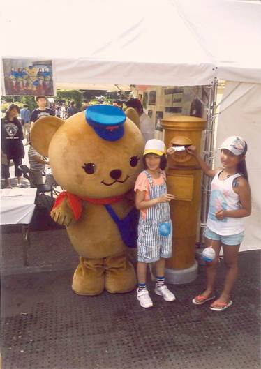 横浜セントラルタウンフェスティバルに間伐材ポストを貸し出しました。