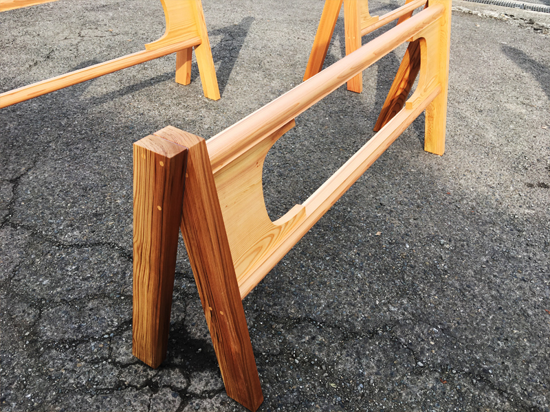 報徳の森プロジェクト『Ki-saku』（木柵）制作をしました。