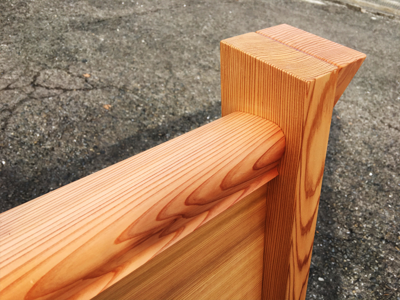 報徳の森プロジェクト『Ki-saku』（木柵）制作をしました。