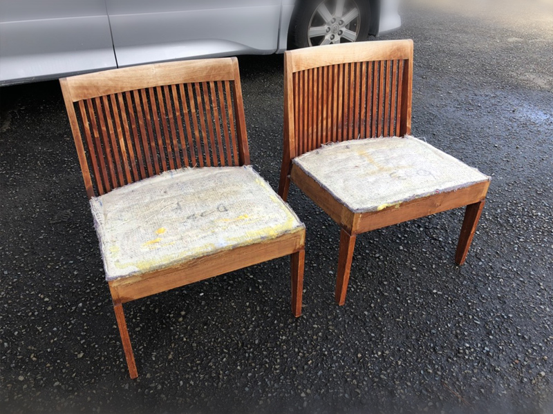 箱根旅館・ホテルの椅子とソファ類の張り替え