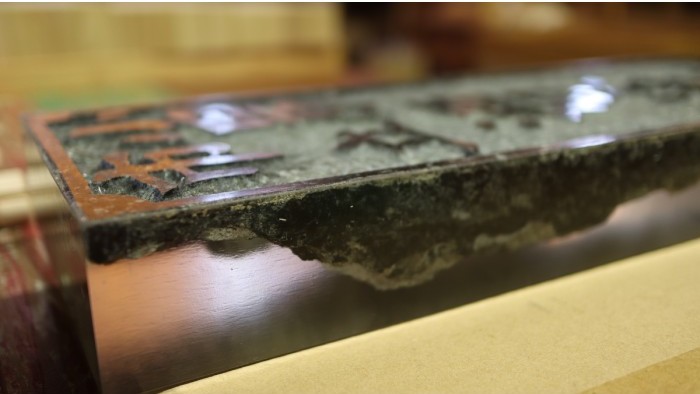 小田原市立酒匂小学校の木製モニュメントを作製