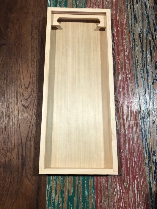 材料屋さんから依頼をうけて神棚を作製