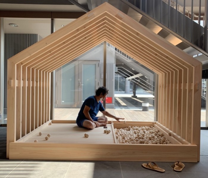 小田原三の丸ホールのキッズスペースを作製⑤