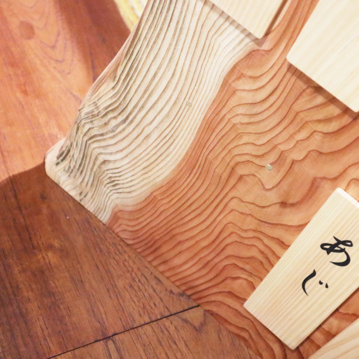 ショーケースの看板の作製