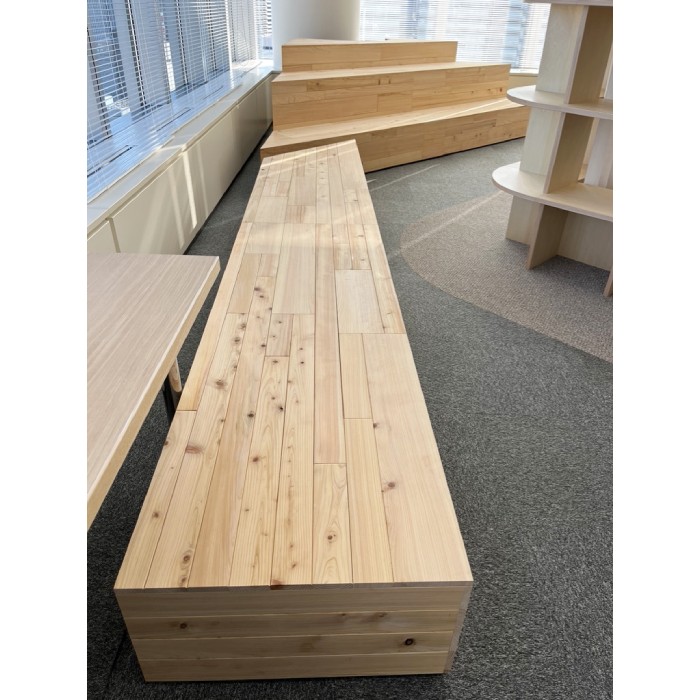 オフィス木質化の什器を制作