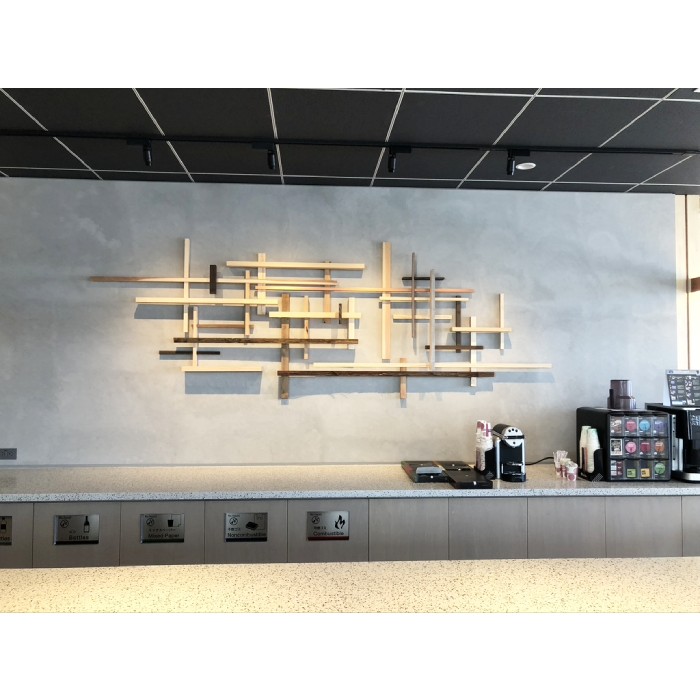 オフィス木質化の什器を制作