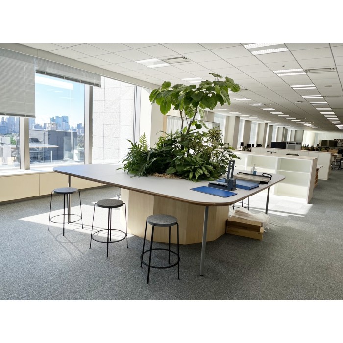 オフィス木質化の什器を制作