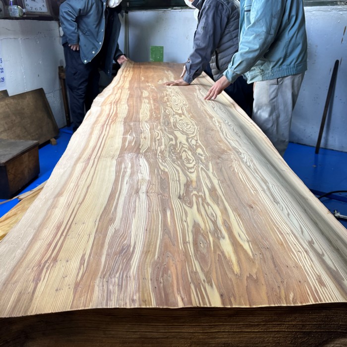 突板の大阪出張