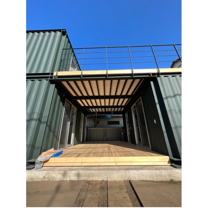 比留間邸　ウッドデッキの製作