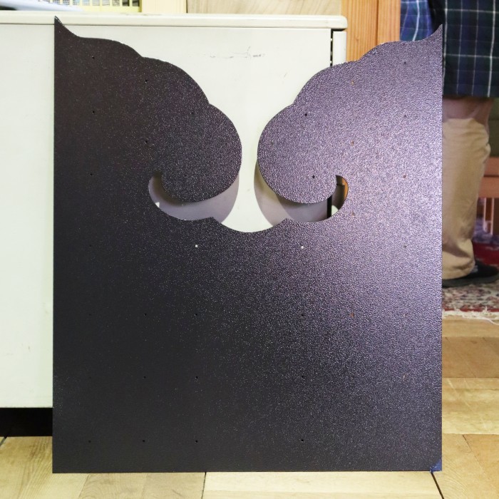 小田原城の常盤木門金属プレートの製作