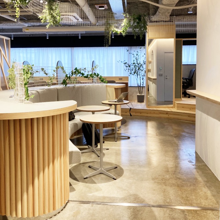 『アルテリア・ネットワークス』さんのサテライトオフィスの什器製作