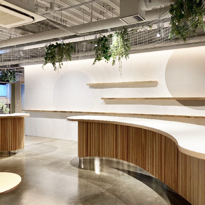 『アルテリア・ネットワークス』さんのサテライトオフィスの什器製作