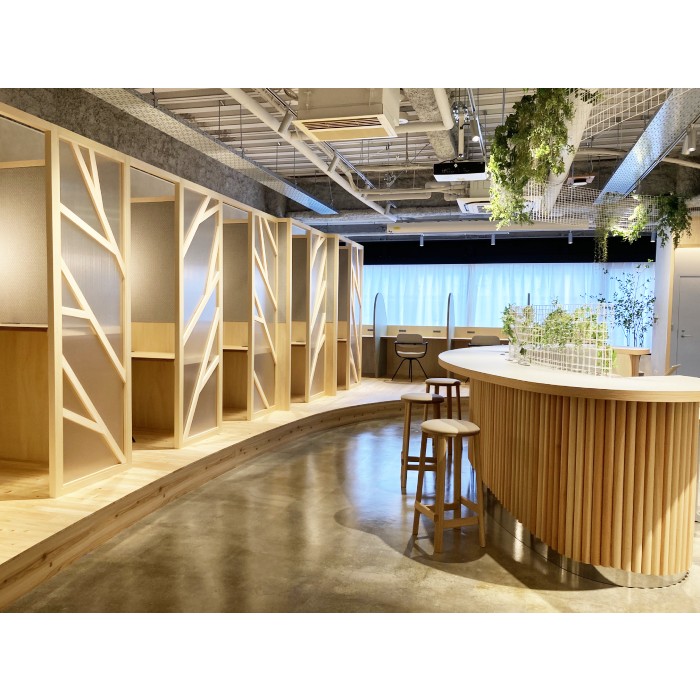 『アルテリア・ネットワークス』さんのサテライトオフィスの什器製作