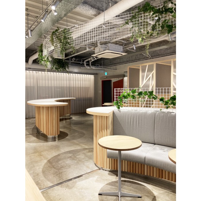 『アルテリア・ネットワークス』さんのサテライトオフィスの什器製作