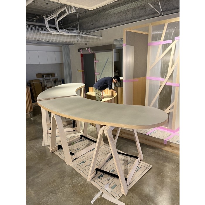 『アルテリア・ネットワークス』さんのサテライトオフィスの什器製作