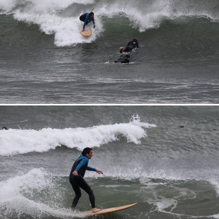 社長のサーフボードの行方…