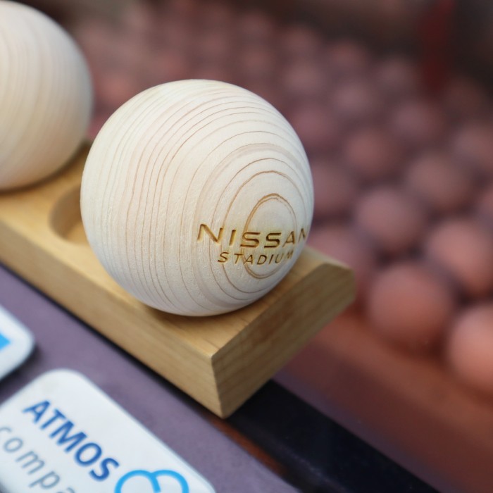 日産スタジアムさんノベルティグッズを作製