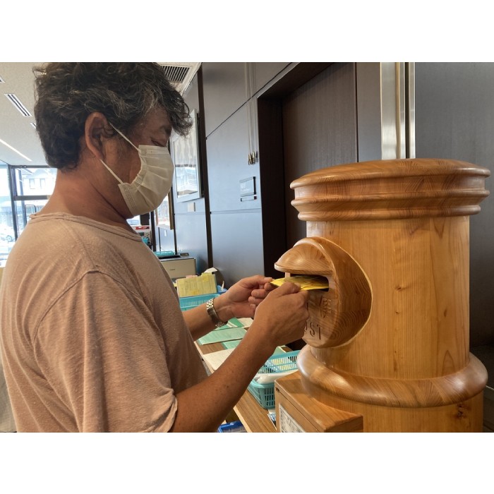 相馬の旅　木製ポストのその後…