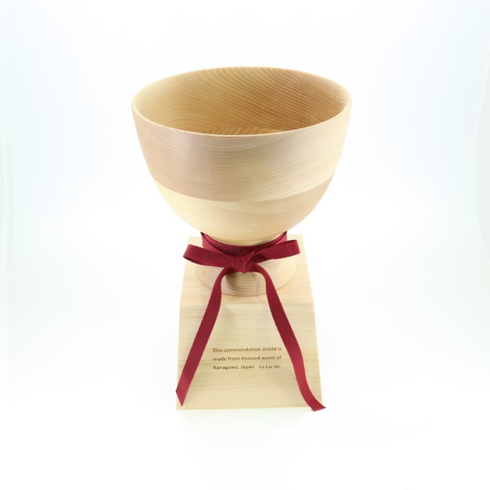 【OEM】オリジナル木製トロフィーを製作