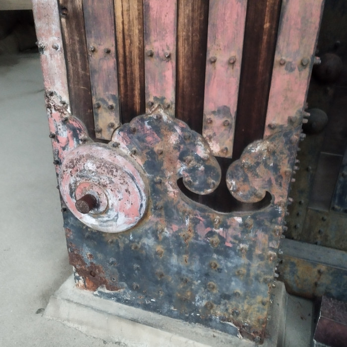 【OEM】小田原城の常盤木門金属プレートの製作