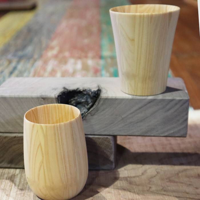 【OEM】木製のおちょこの制作