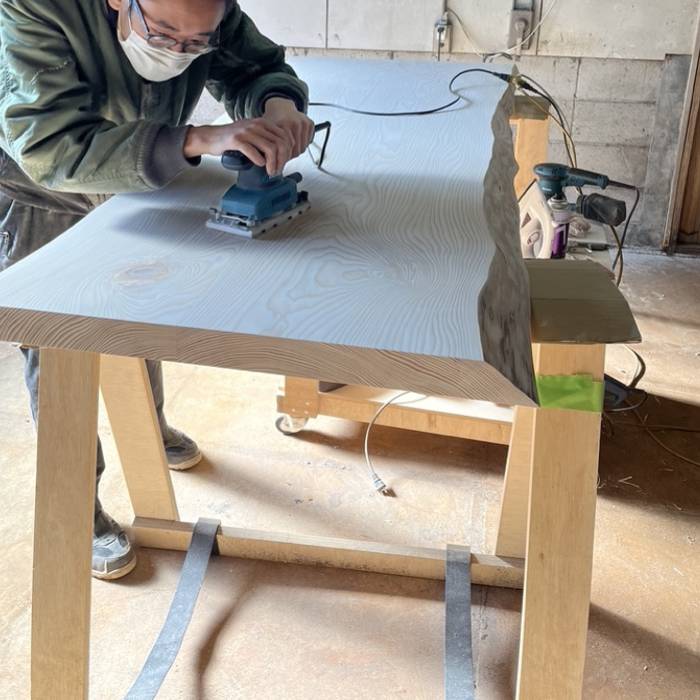 【OEM】様々な材を使用したデスクの制作