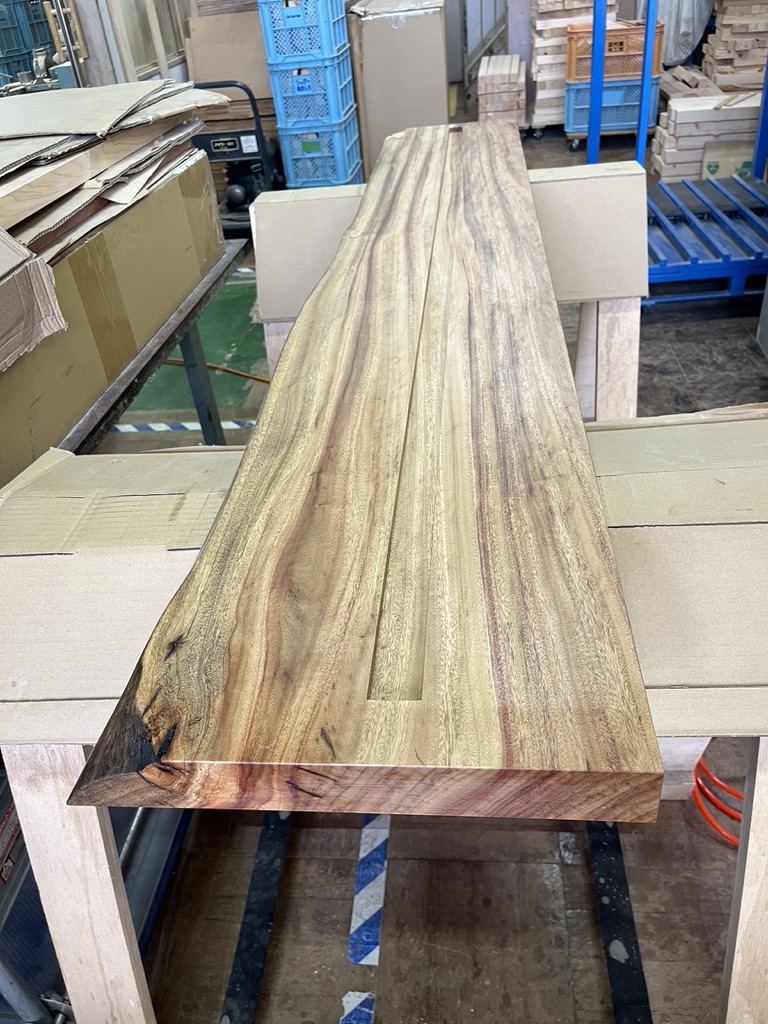 【OEM】WAZAYAさん御礼のカウンターテーブル